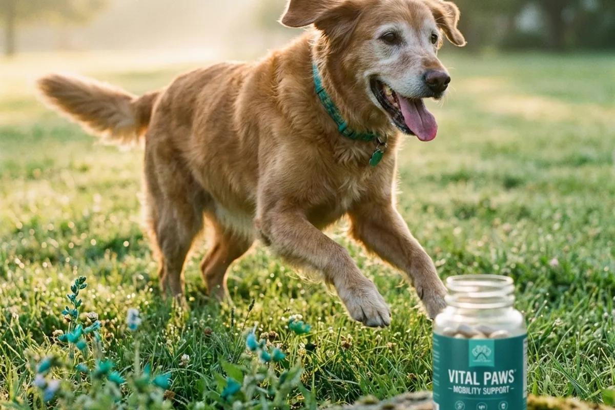 Senior dog joint support care