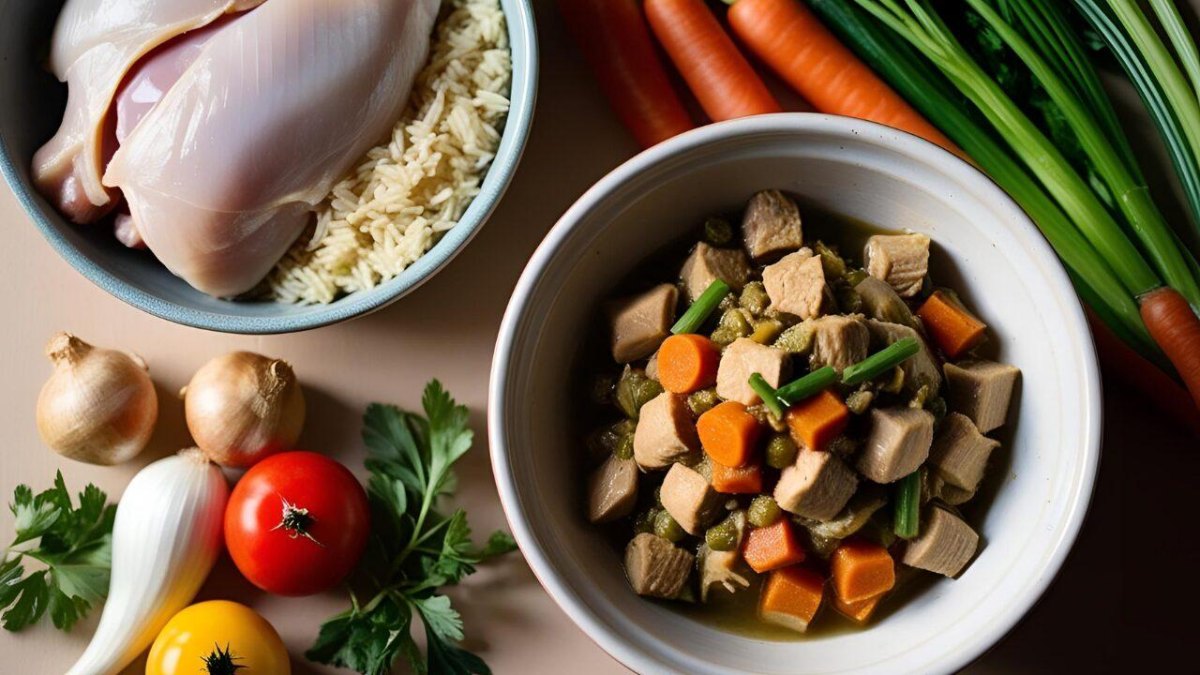Balanced homemade kidney dog food plan