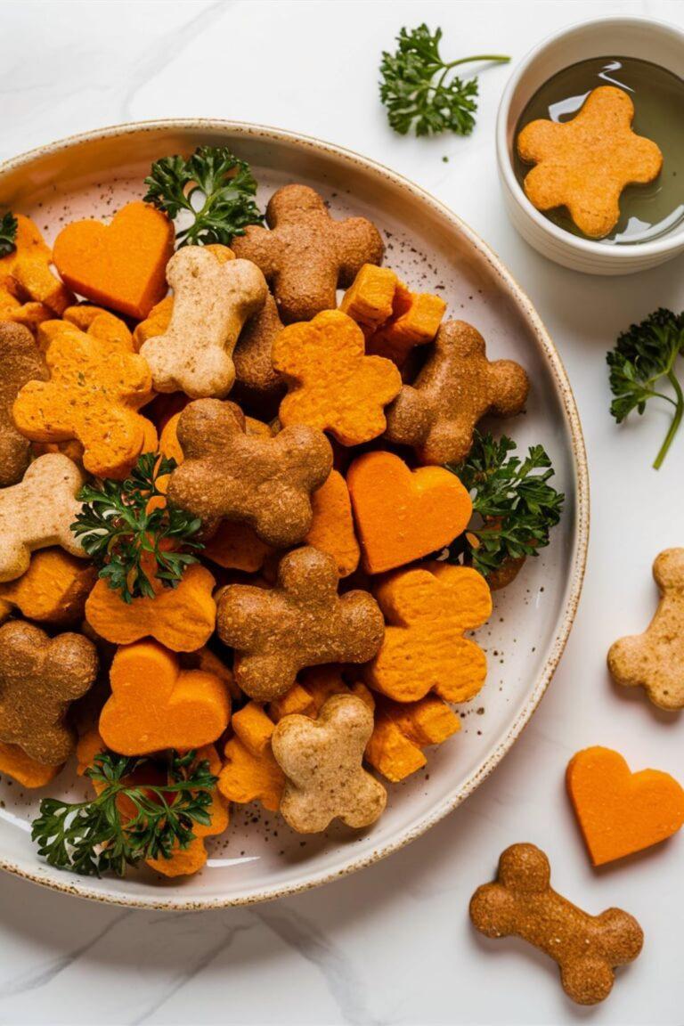 Carrot pumpkin senior dog treats