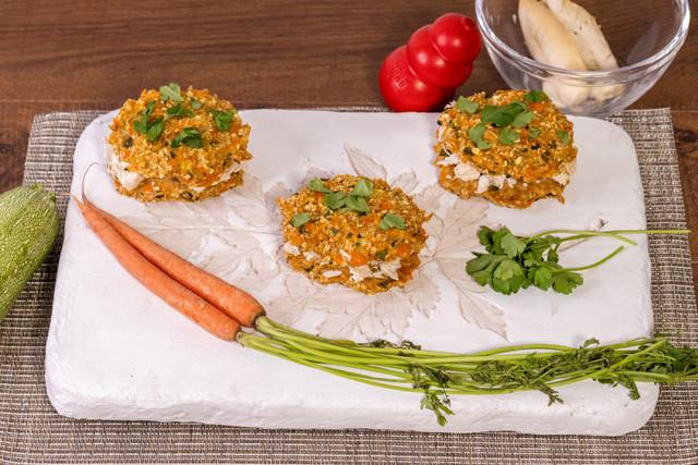 Chicken vegetable dog treats