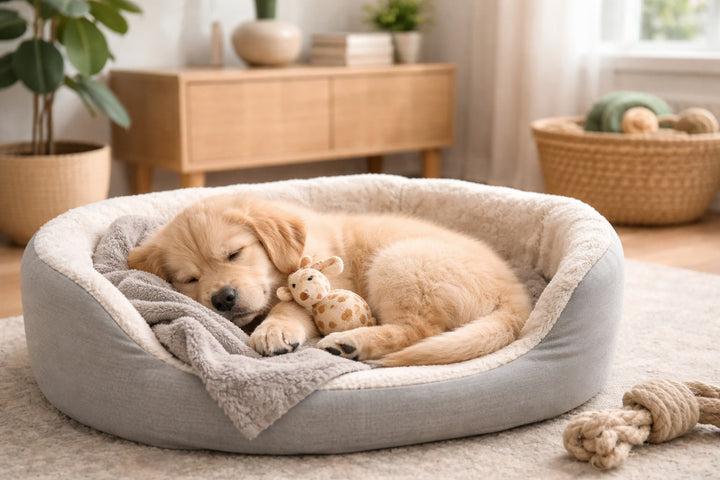 Comfortable Puppy Bed and Sleeping Area