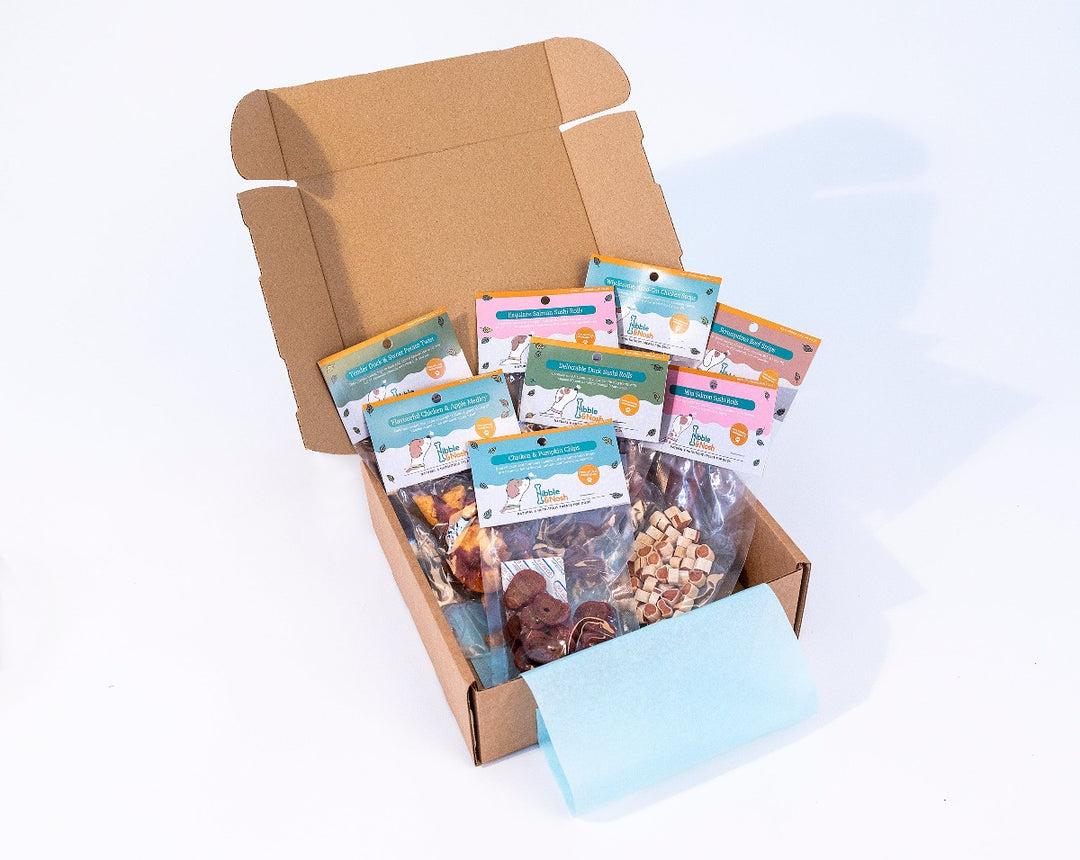 Dog treat subscription box