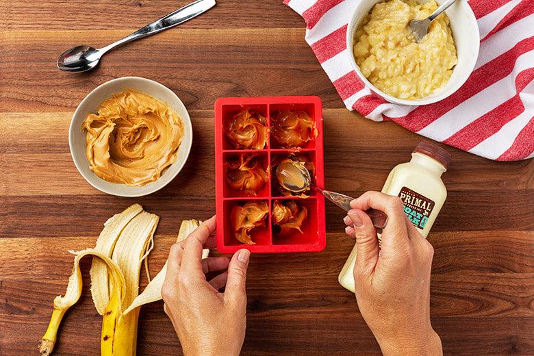 Easy frozen dog treat recipe preparation