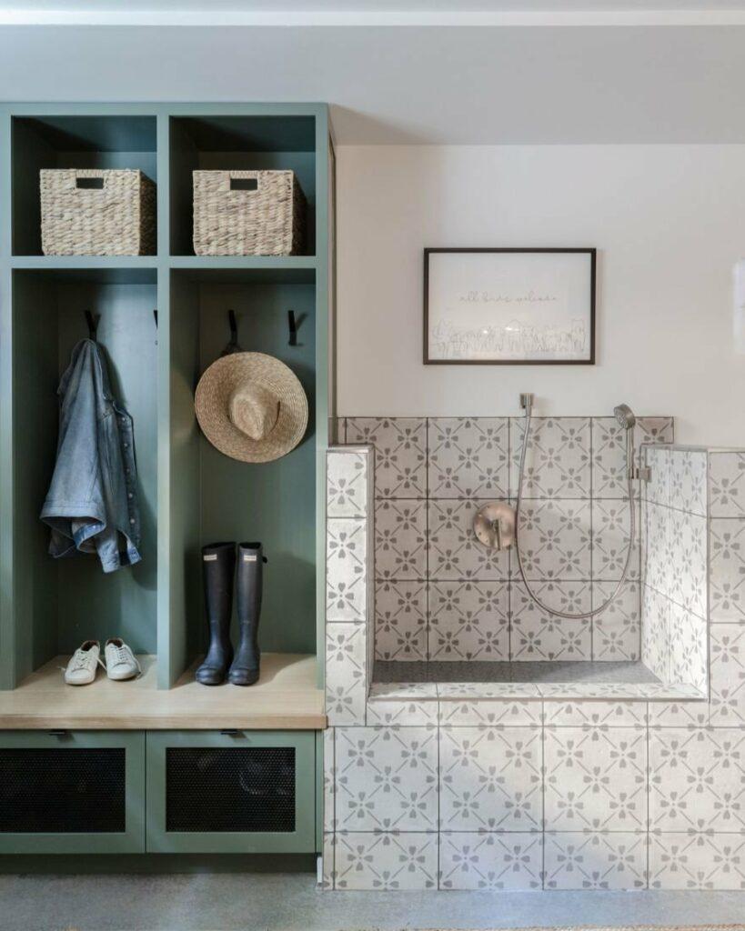 Farmhouse dog wash station