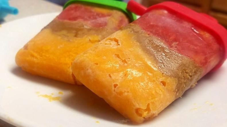 Frozen sweet potato dog treats