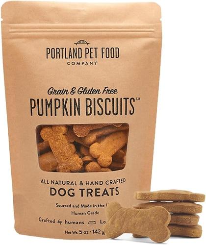 Grain free pumpkin dog biscuits