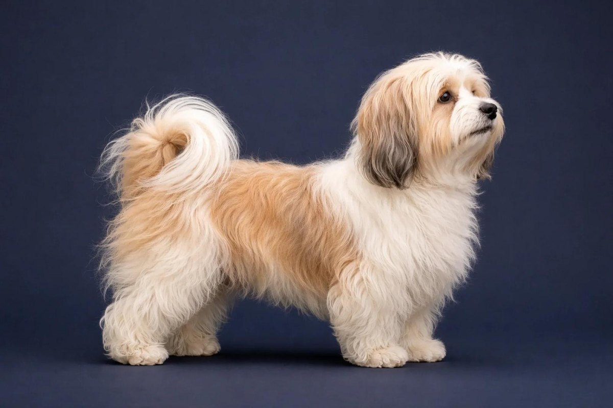 Havanese dog with silky coat