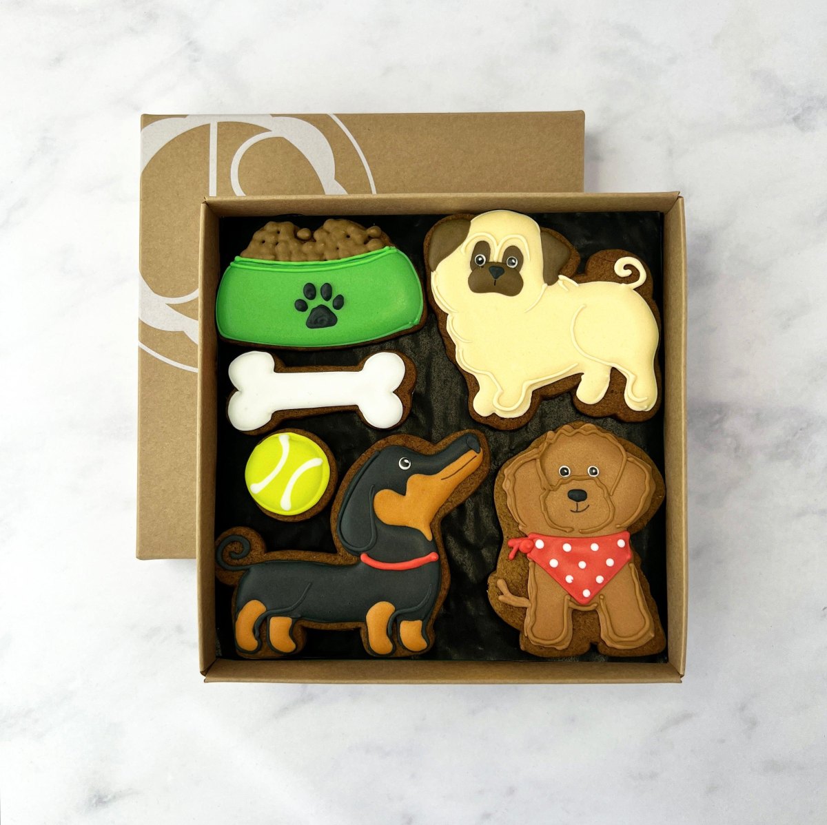Homemade dog biscuit gift set