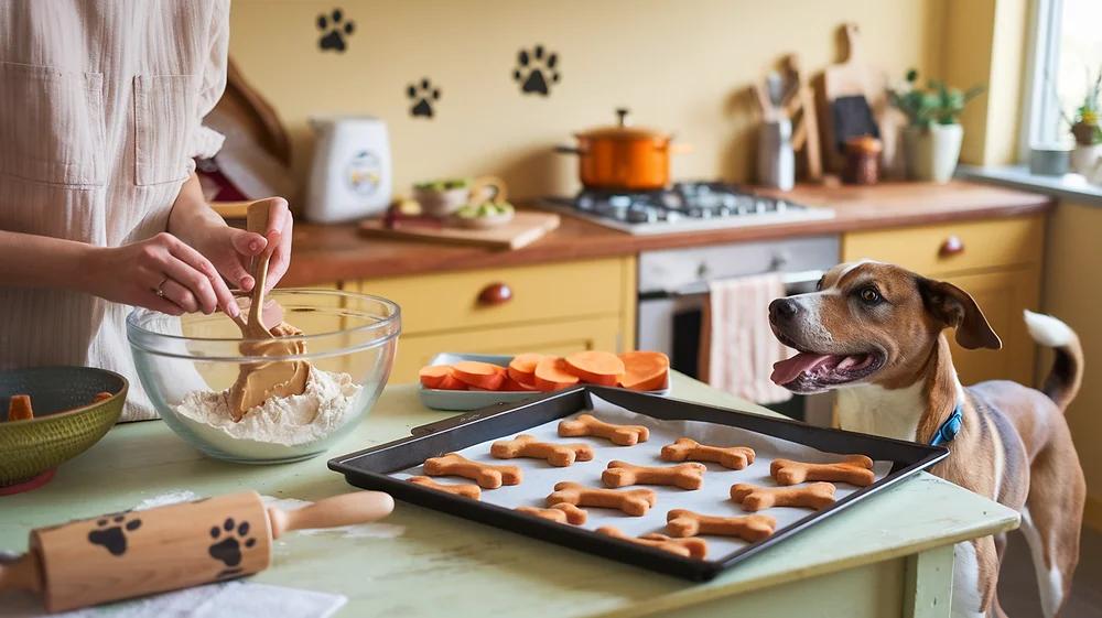 Homemade soft puppy treats