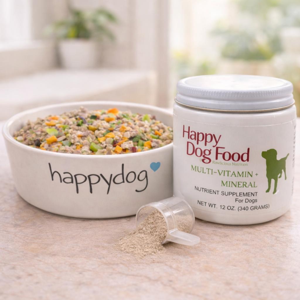 Balanced dog food nutrients