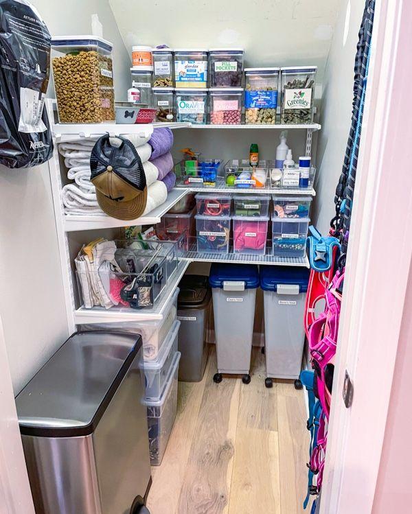 Luxury dog enrichment closet design