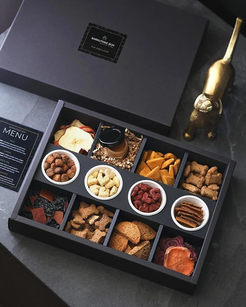 Luxury dog treat gift hamper