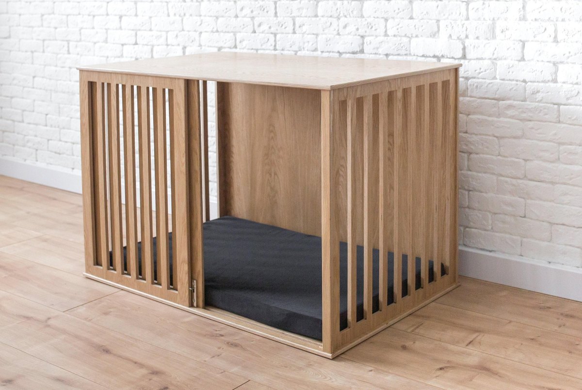 Minimalist dog crate furniture design