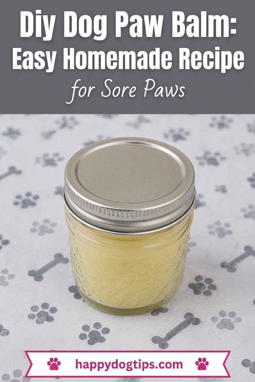 Diy Dog Paw Balm: Easy Homemade Recipe for Sore Paws