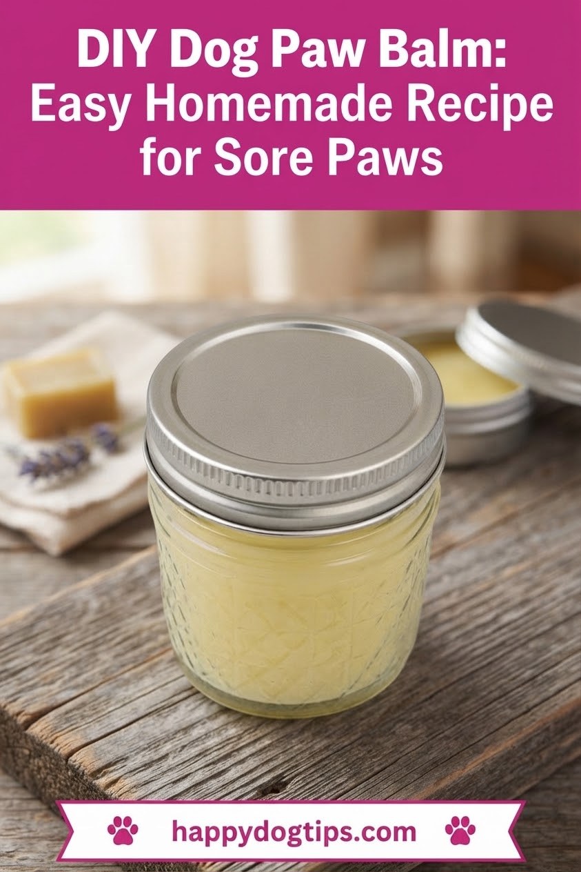 DIY Dog Paw Balm: Easy Homemade Recipe for Sore Paws