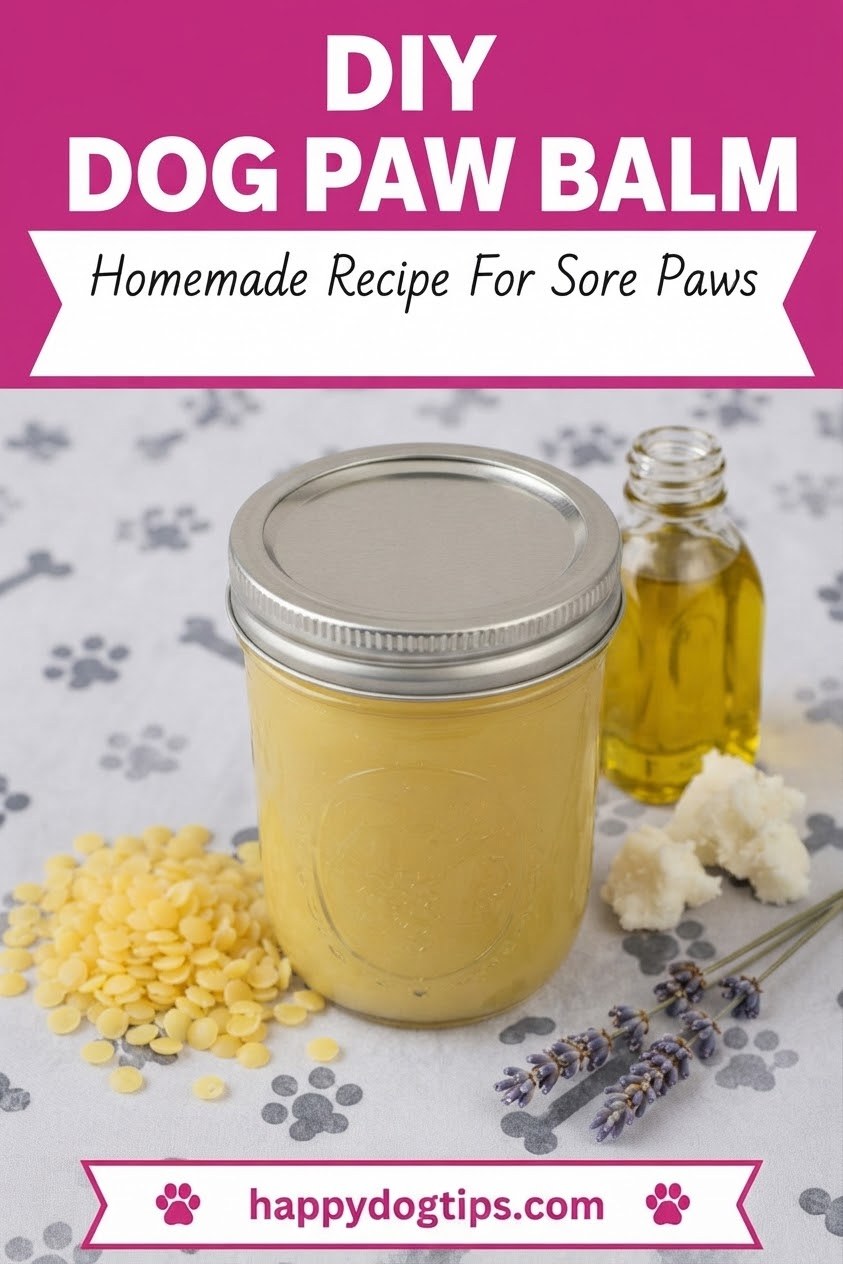 DIY Dog Paw Balm Homemade Recipe For Sore Paws
