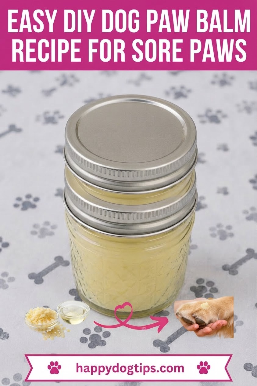 Easy DIY Dog Paw Balm Recipe for Sore Paws