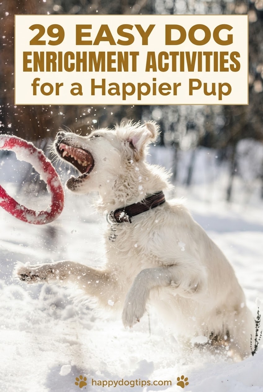 29 Easy Dog Enrichment Activities for a Happier Pup