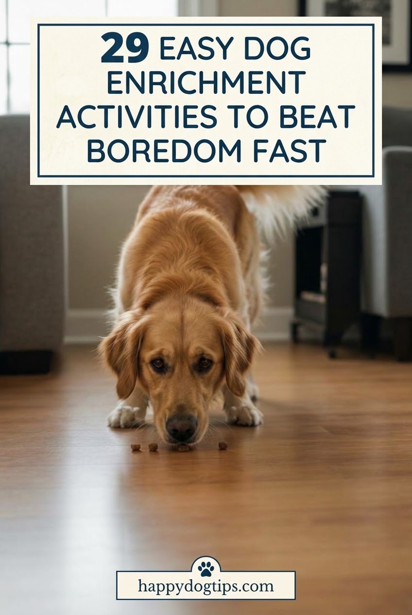 29 Easy Dog Enrichment Activities To Beat Boredom Fast