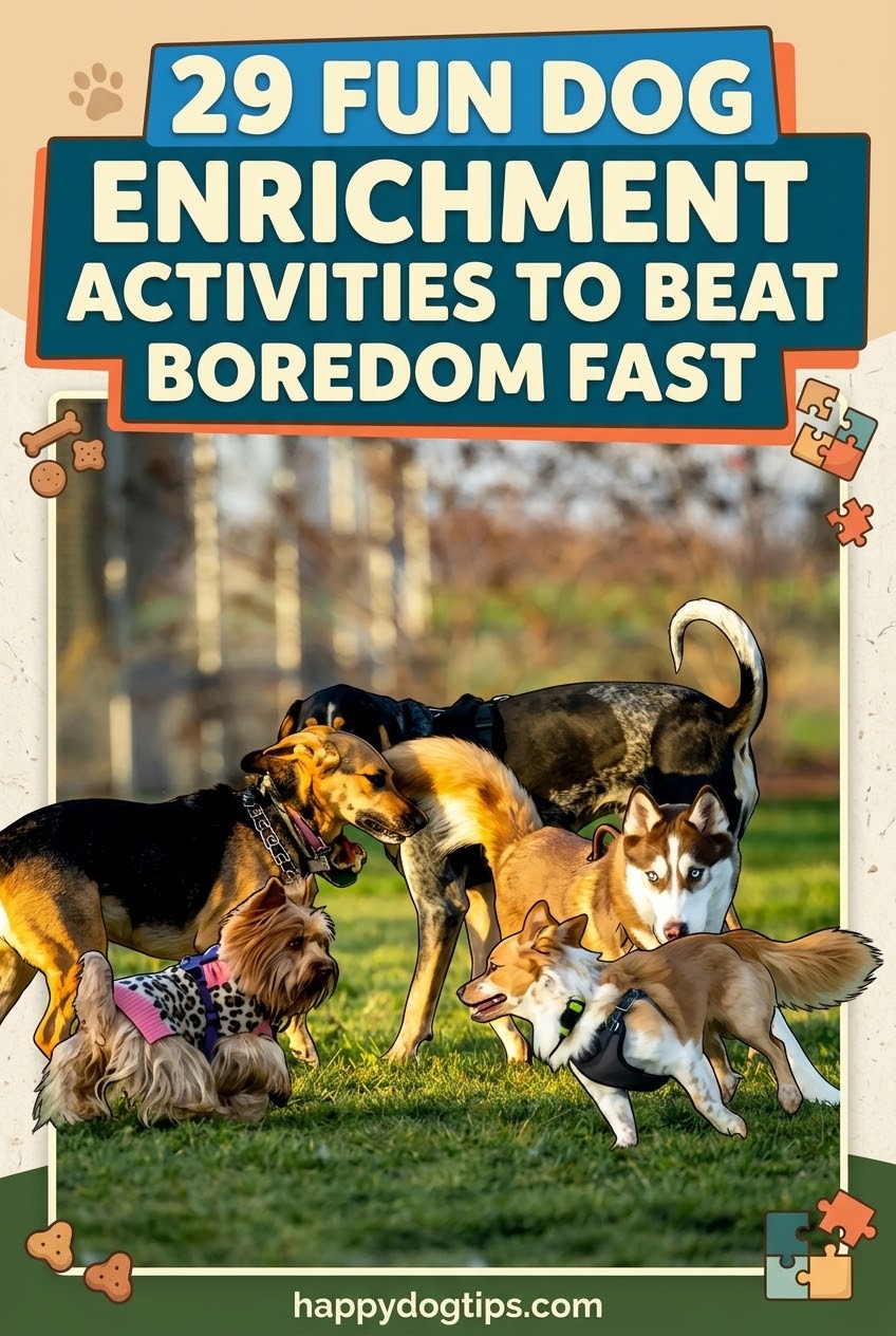 29 Fun Dog Enrichment Activities To Beat Boredom Fast