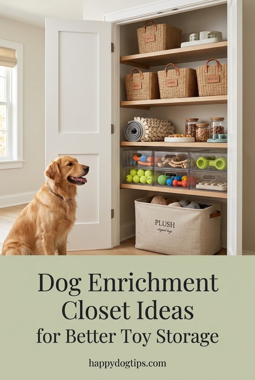 Dog Enrichment Closet Ideas for Better Toy Storage