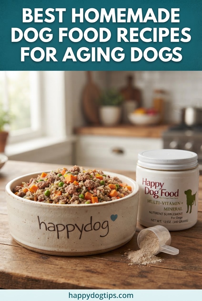 Best Homemade Dog Food Recipes For Aging Dogs