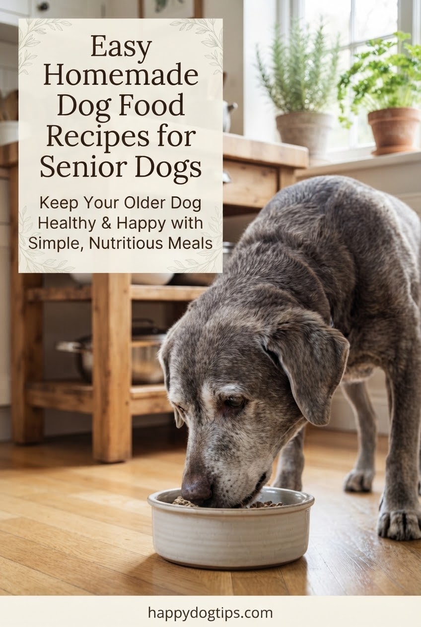 Easy Homemade Dog Food Recipes for Senior Dogs