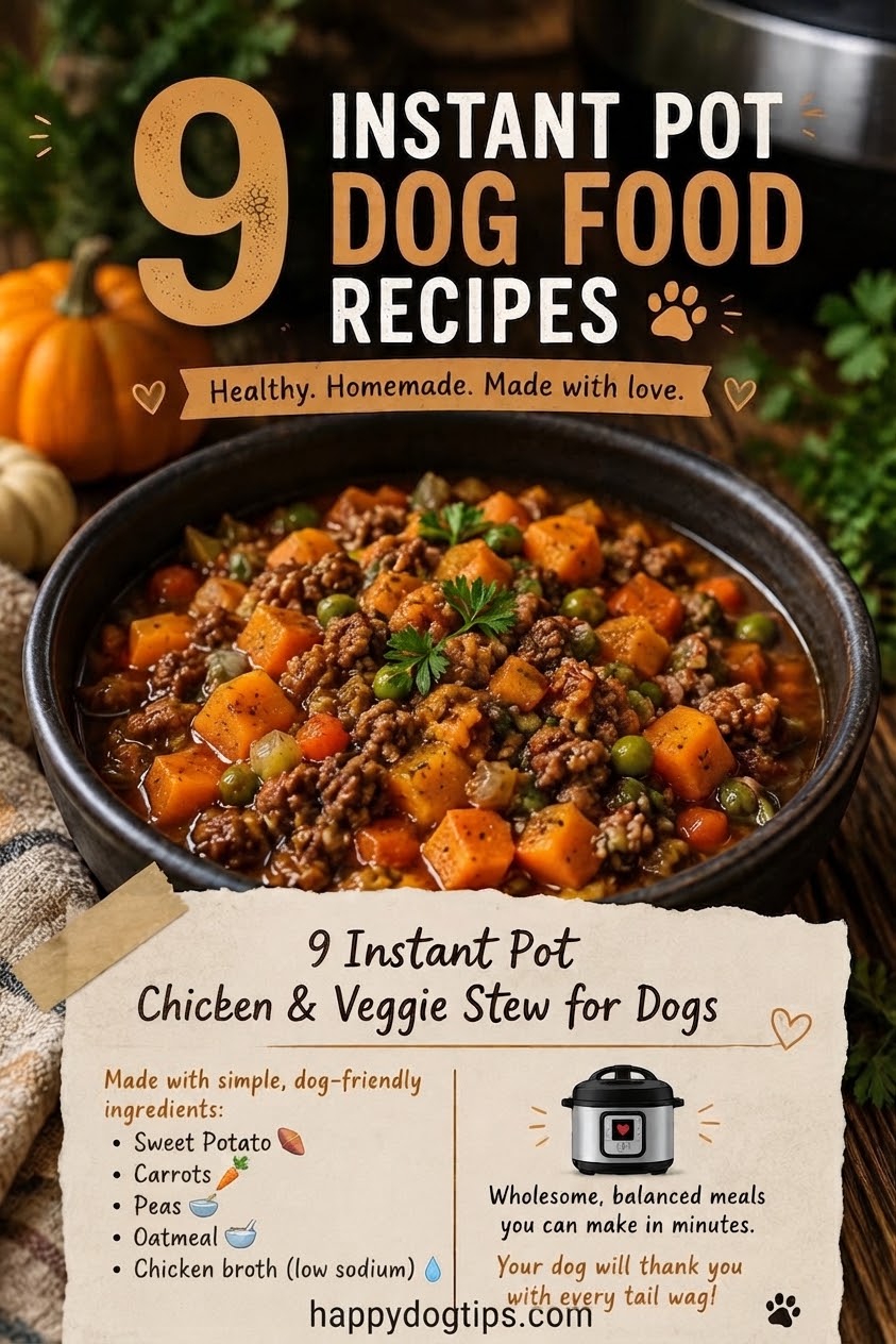 9 Instant Pot Dog Food Recipes Your Pup Will Love