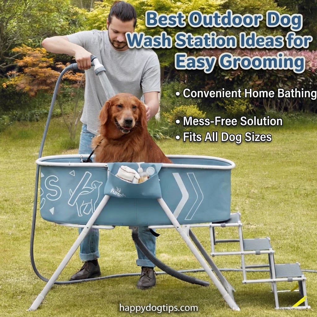 Best Outdoor Dog Wash Station Ideas for Easy Grooming