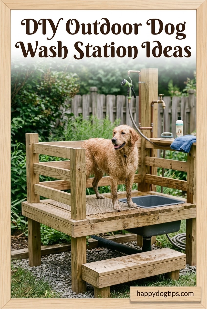 DIY Outdoor Dog Wash Station Ideas
