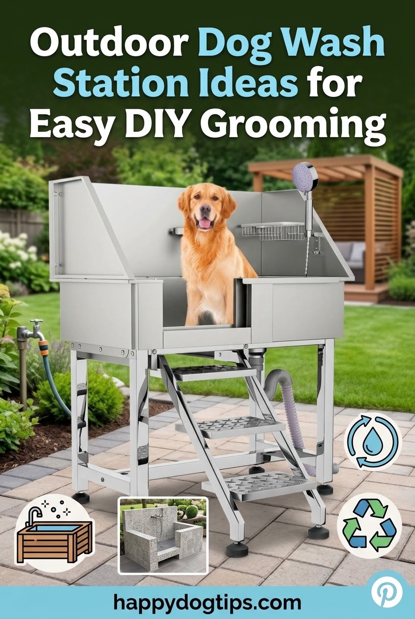 Outdoor Dog Wash Station Ideas for Easy DIY Grooming