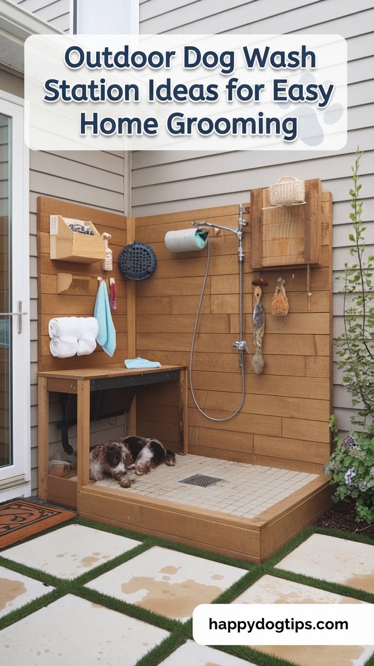 Outdoor Dog Wash Station Ideas for Easy Home Grooming