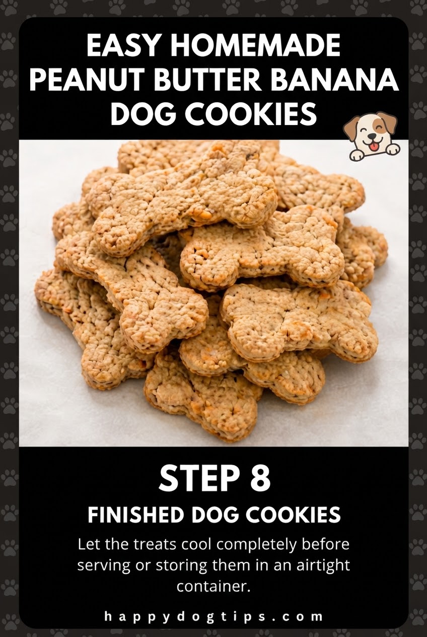 Easy Homemade Peanut Butter Banana Dog Cookies