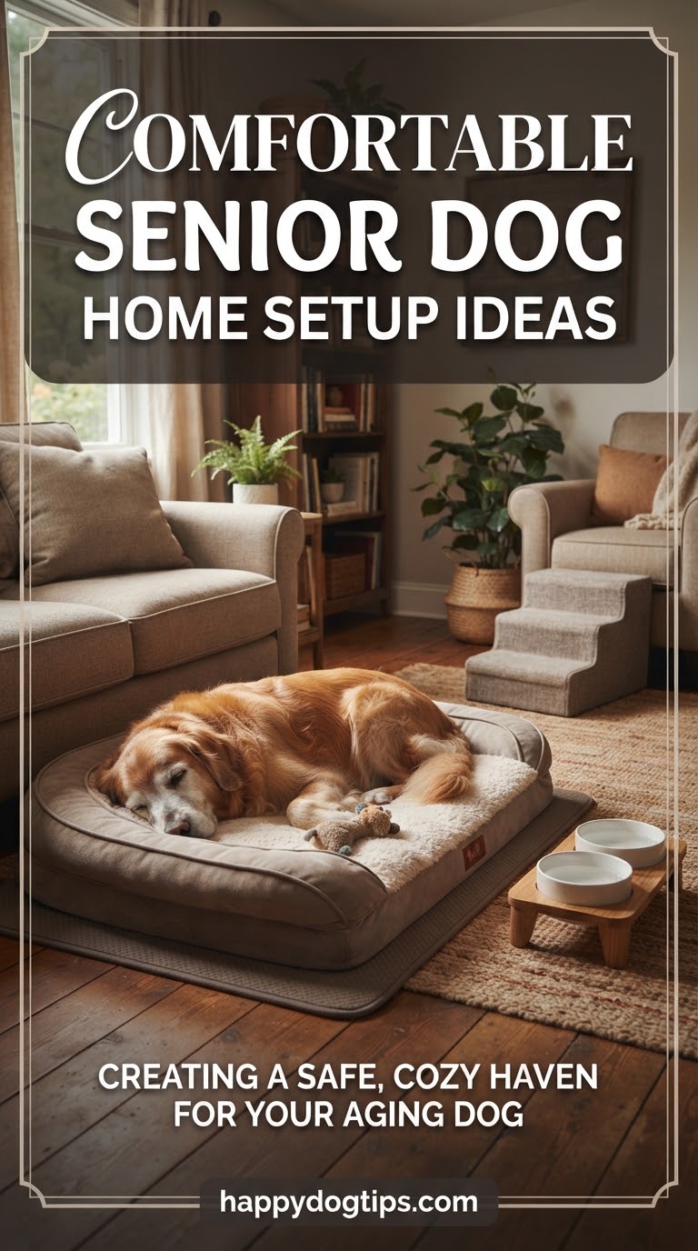 Comfortable Senior Dog Home Setup Ideas