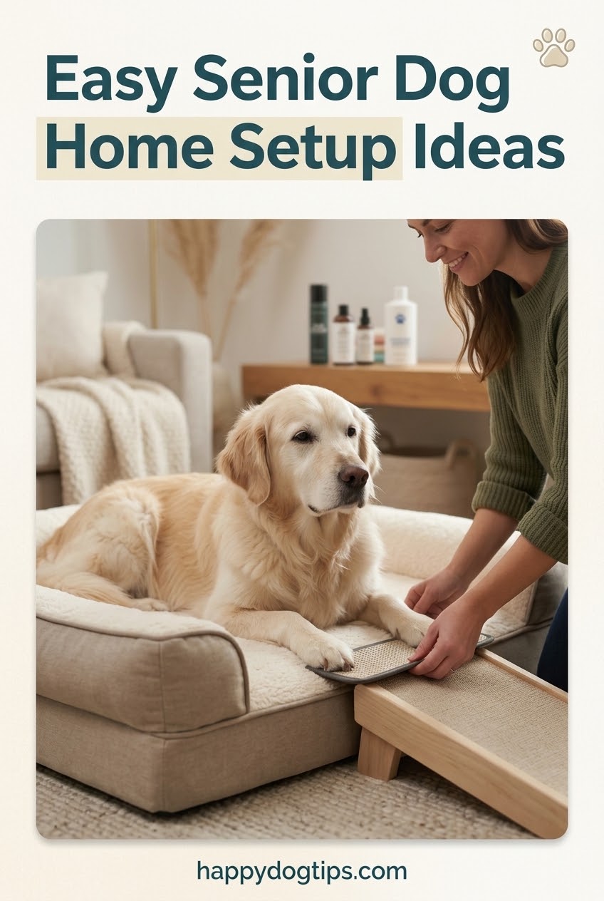 Easy Senior Dog Home Setup Ideas