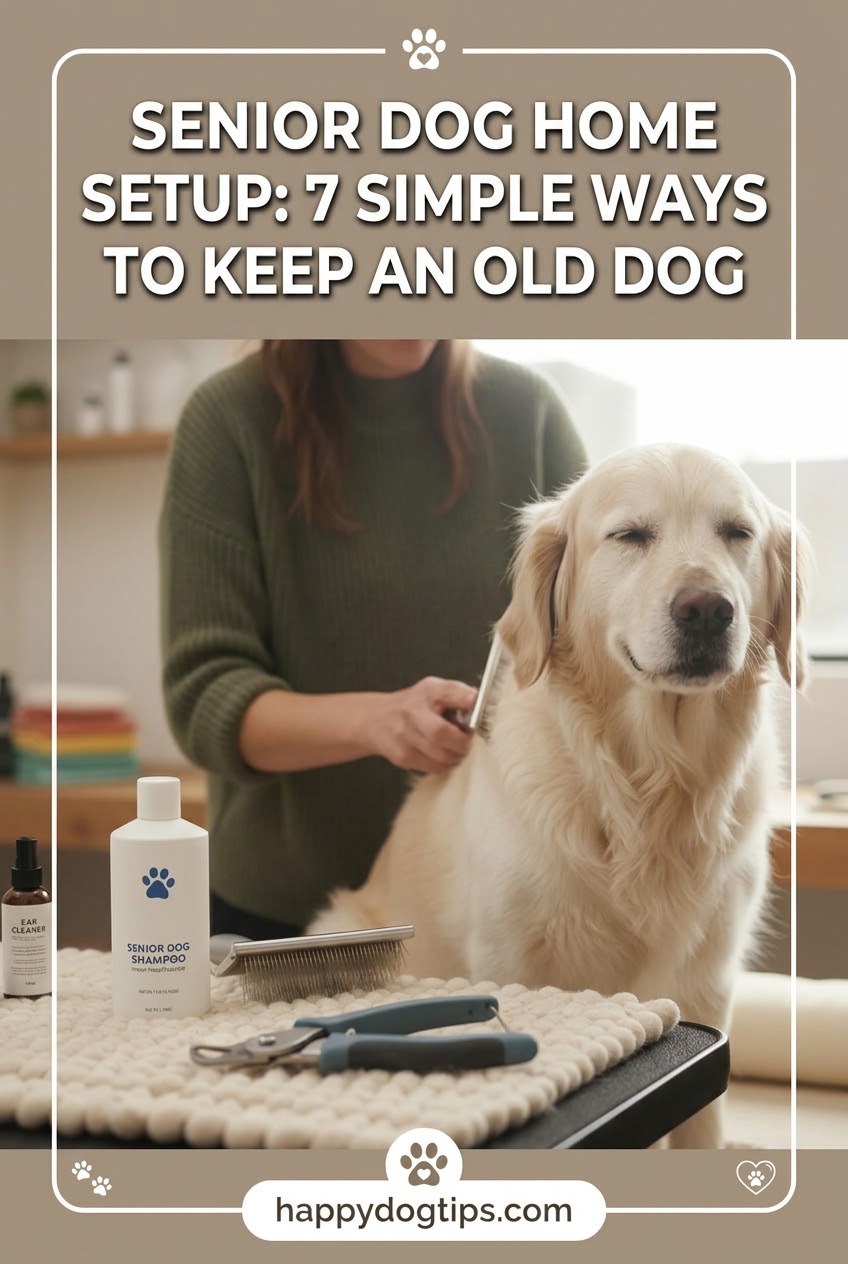 Senior Dog Home Setup: 7 Simple Ways to Keep an Old Dog Comfy