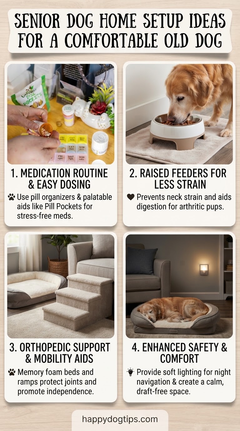 Senior Dog Home Setup Ideas for a Comfortable Old Dog
