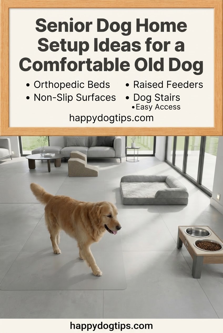 Senior Dog Home Setup Ideas for a Comfortable Old Dog