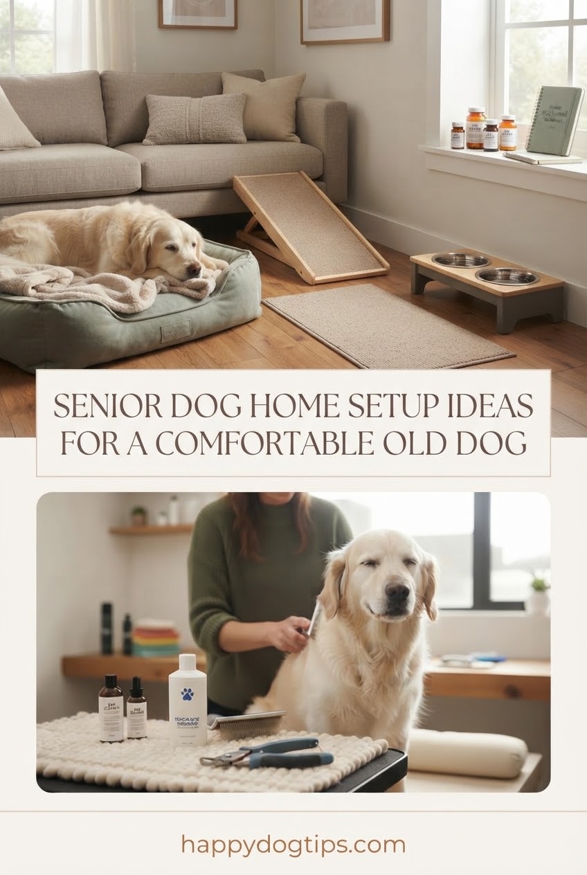 Senior Dog Home Setup Ideas for a Comfortable Old Dog