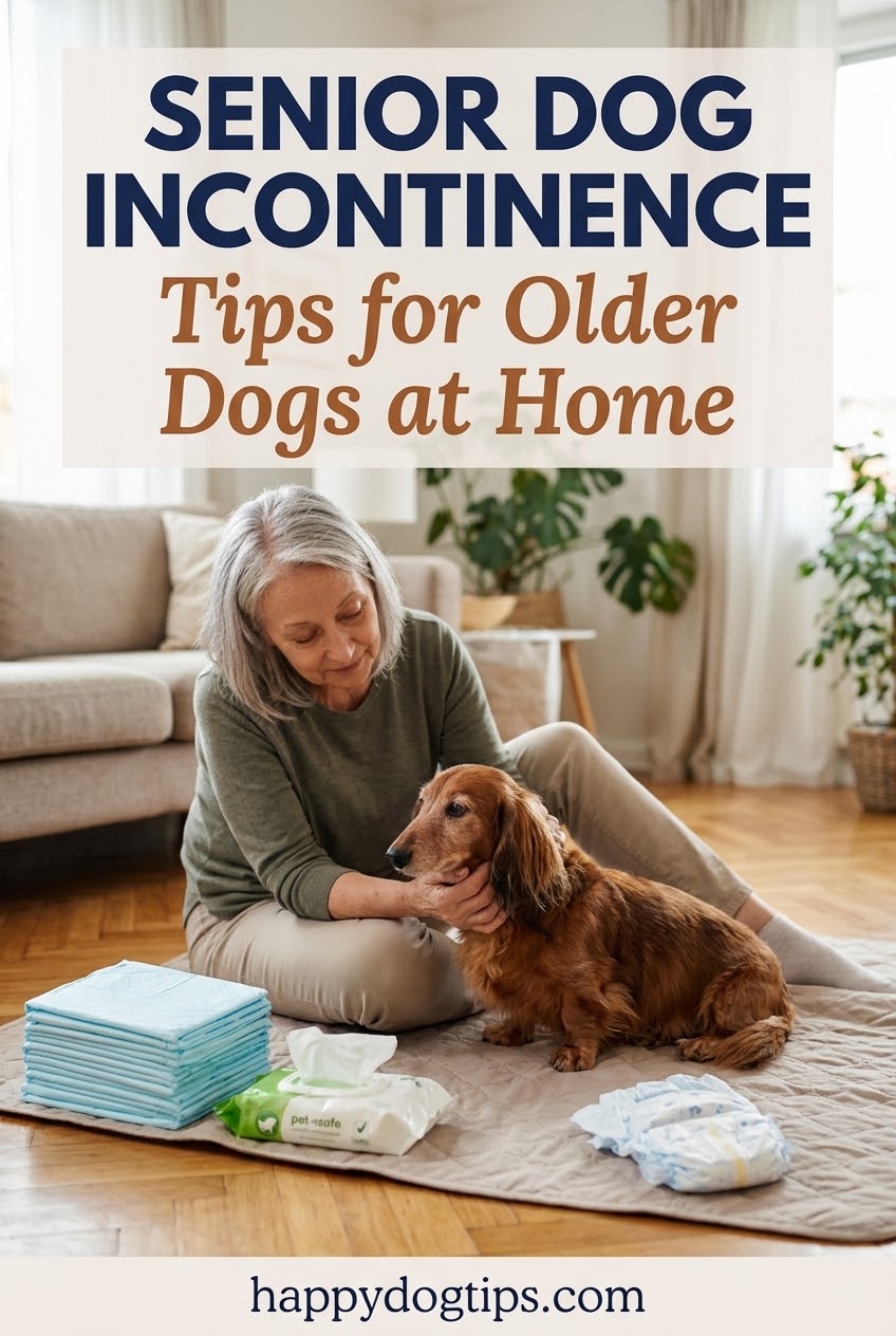 Senior Dog Incontinence Tips for Older Dogs at Home
