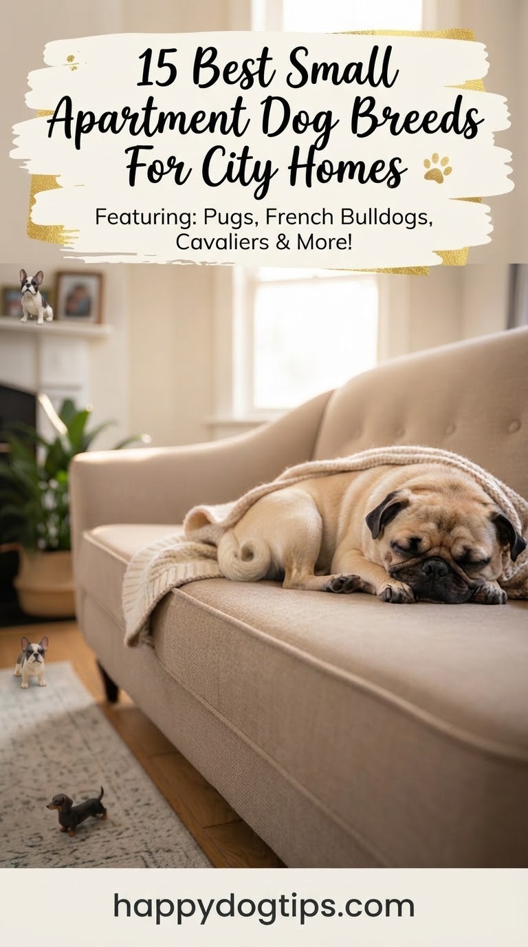 15 Best Small Apartment Dog Breeds For City Homes