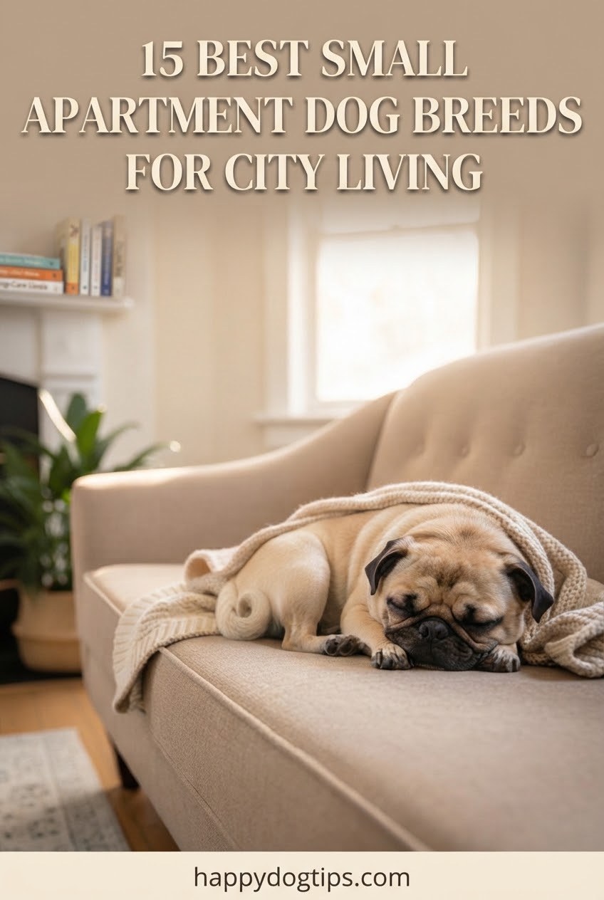 15 Best Small Apartment Dog Breeds For City Living