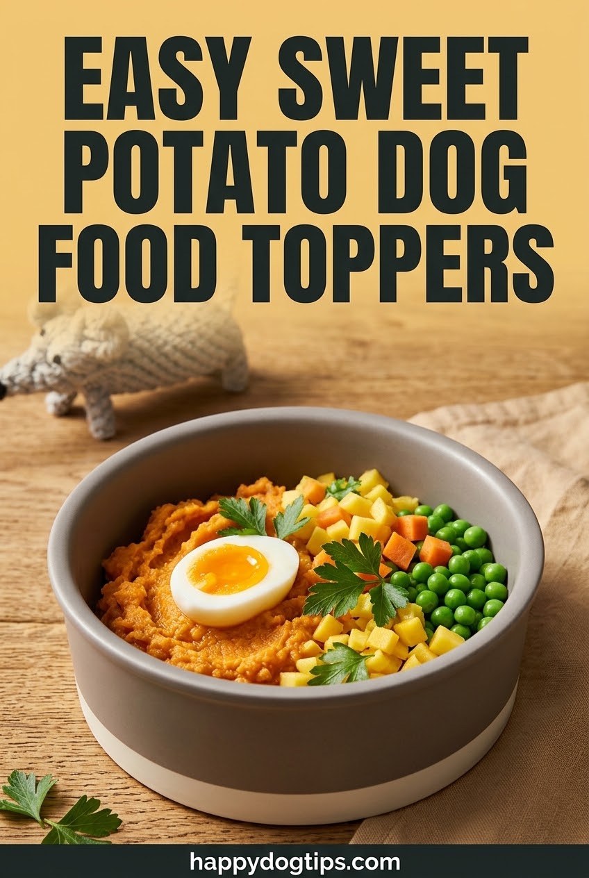Easy Sweet Potato Dog Food Toppers