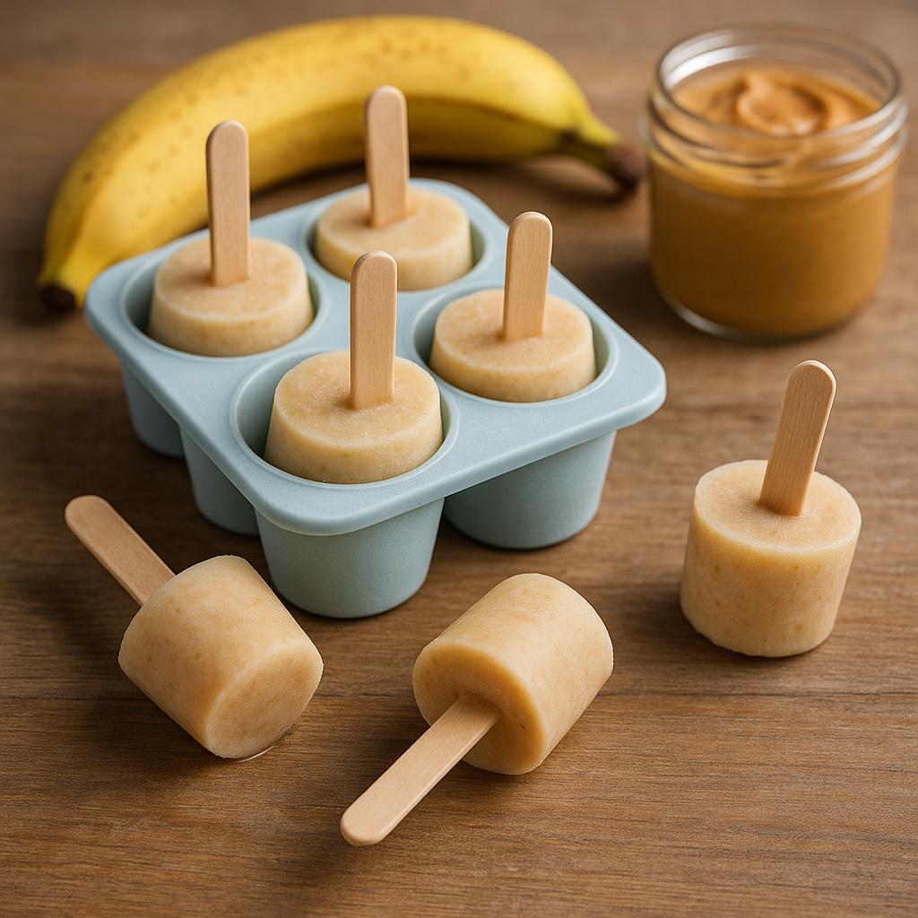 Peanut butter frozen dog treats