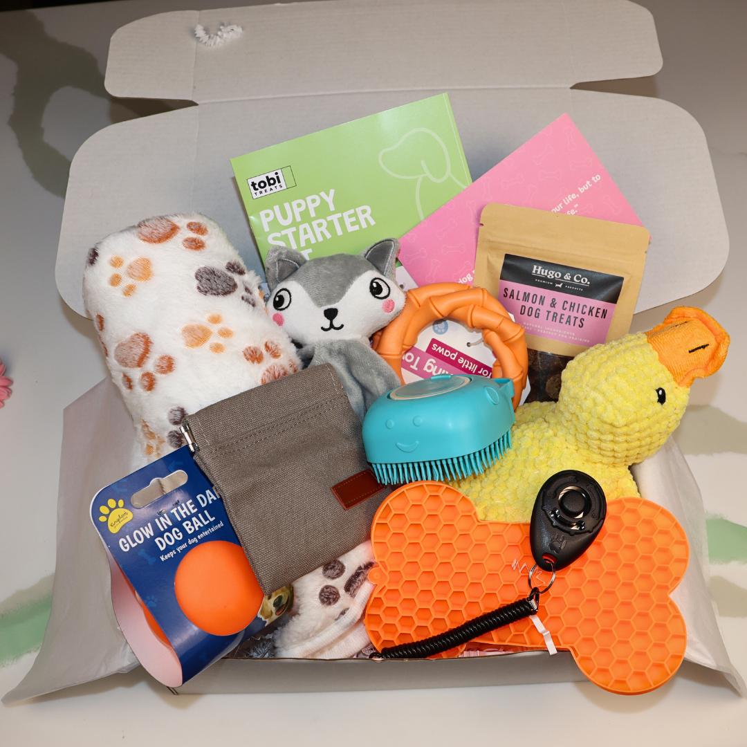 Puppy starter treat kit
