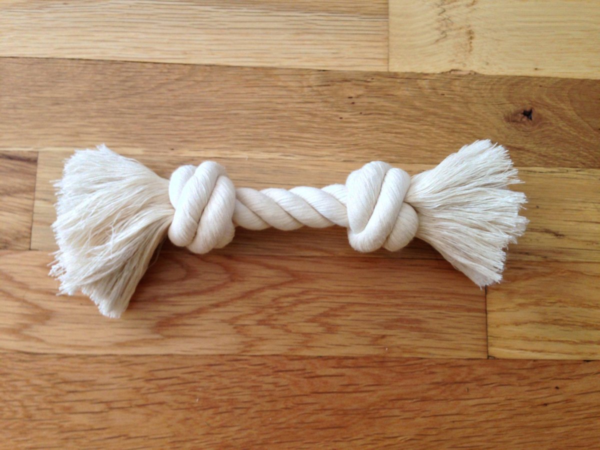 Rope chain knot dog toy