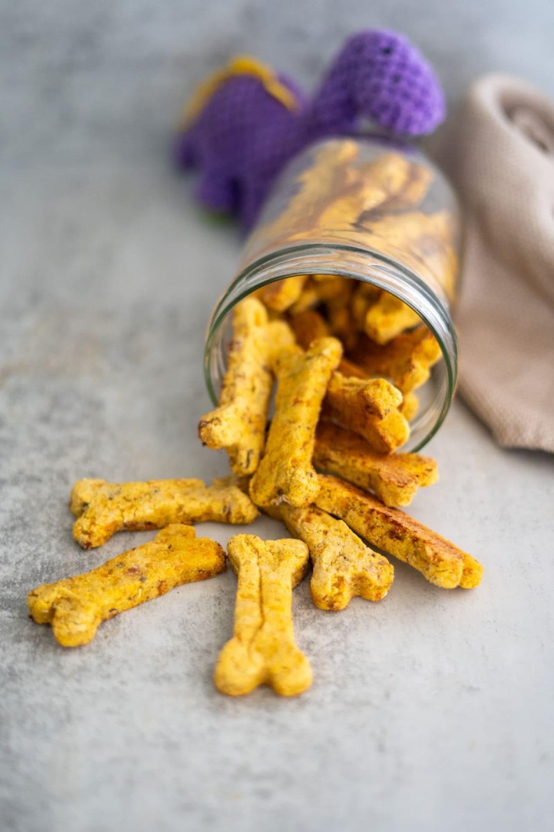 Salmon sweet potato dog treats