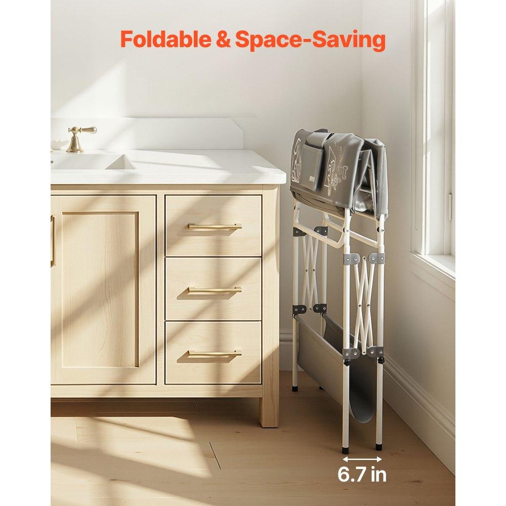 Foldable dog bath station